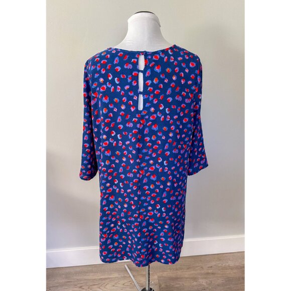 C&E Lifestyle Navy Polka Dot Tunic Dress - Picture 3 of 12